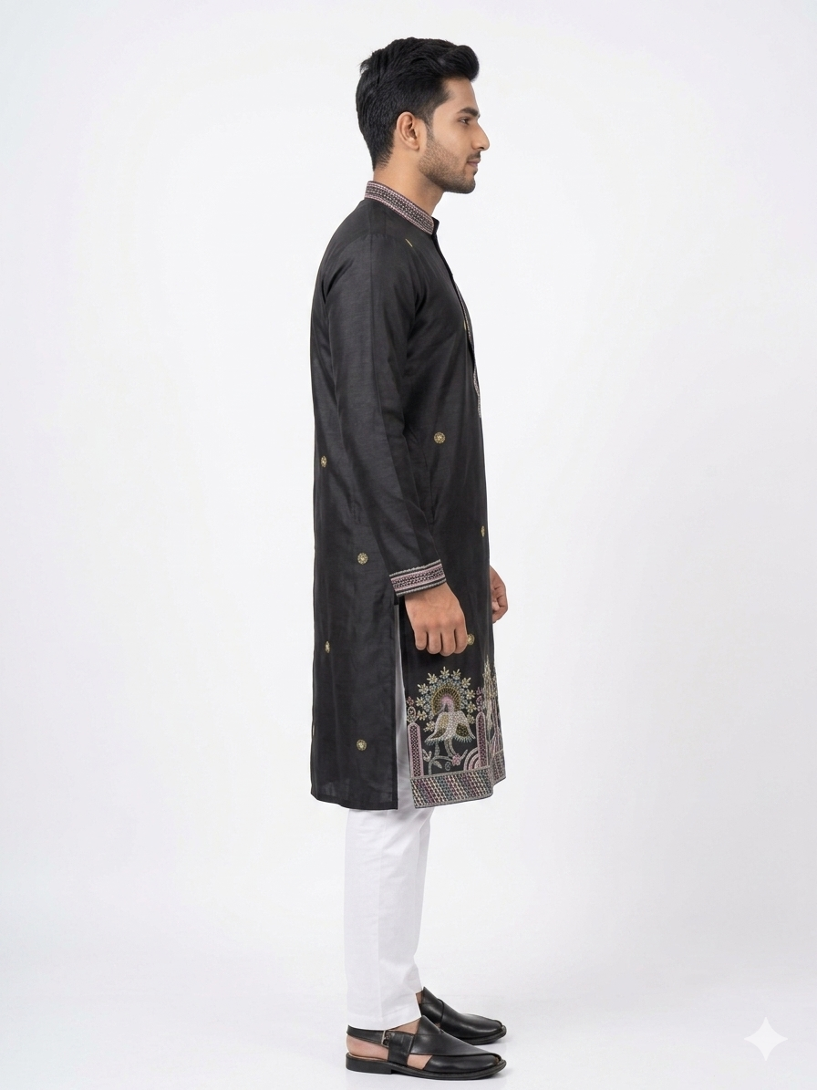 EMBROIDED DAMAN KURTA FOR MEN