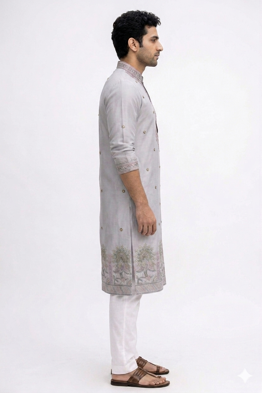 DAMAN EMBROIDED KURTA FOR MEN